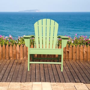 Apple Green Plastic Adirondack Chair