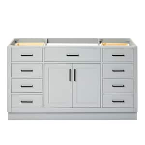 Hepburn 60 in. W x 21.5 in. D x 34.5 in. H Bath Vanity Cabinet without Top in Grey