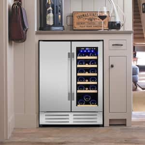  Summit Appliance SPR488BOS Commercially Approved Shallow Depth  Indoor/Outdoor Beverage Cooler, Seamless Stainless Steel Door Trim, Glass  Door, Black Interior, Front Lock, and Dial Thermostat : Appliances