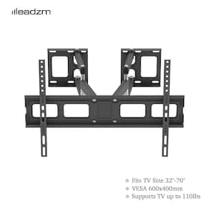 32 in. to 70 in. Corner Full Motion TV Wall Mount for TV
