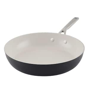 Hard Anodized Ceramic 12 .25-Inch Aluminum Nonstick Frying Pan in Matte Black