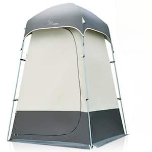 Outdoor Portable Shower Tent Changing Room Privacy Camping Shelters for Camping and Hiking, Gray