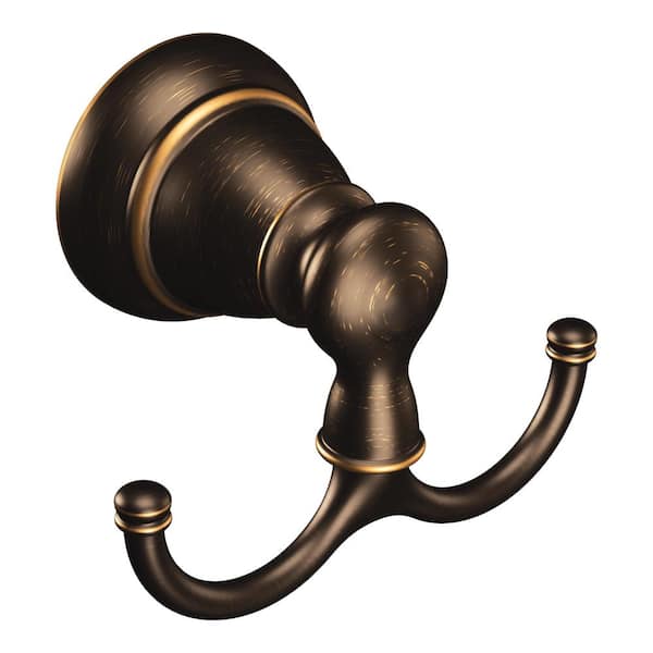 Banbury 4-Piece Bath Hardware Set with 24 in. Towel Bar Toilet Paper Holder in Mediterranean Bronze