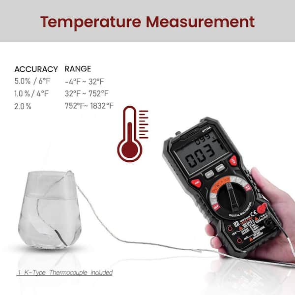 AstroAI Multimeter Tester 4000 Counts, Smart Measuring Mode, Auto