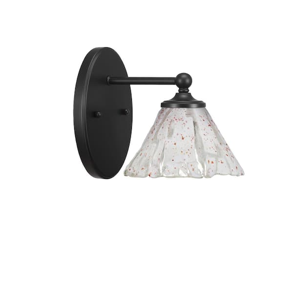 Unbranded Royale 1-Light Matte Black Wall Sconce
