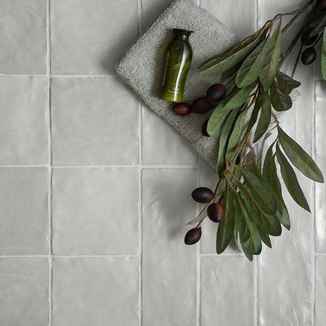 Apollo White 4x4 Polished Ceramic Mosaic Tile