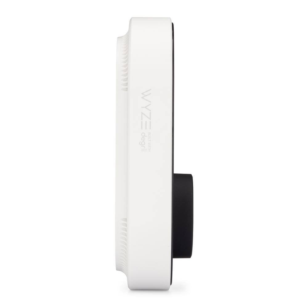 Black and White Smart WiFi Programmable Thermostat with Trim Plate