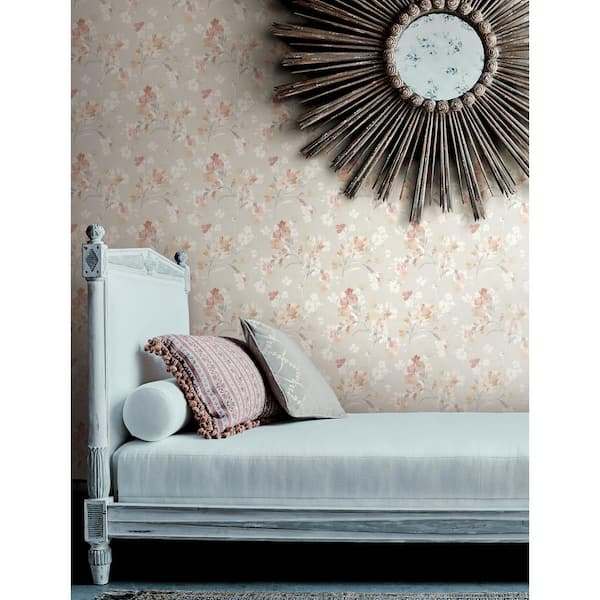 Azalea Ruby Red Pre-Pasted Non-Woven Wallpaper