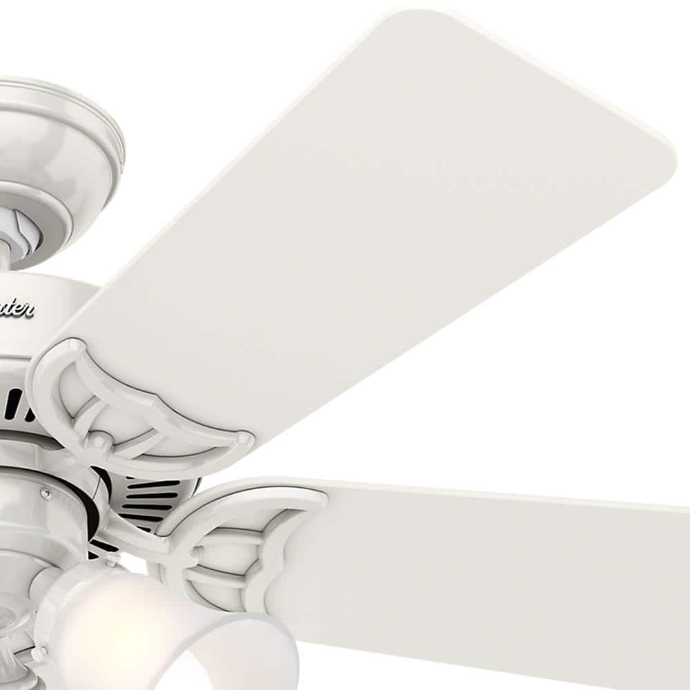 WhisperWind Classic 42" Ceiling Fan with White Oak Blades and Lighting