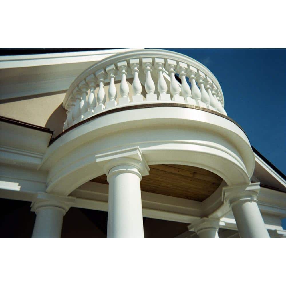 Flexible Unfinished Polyurethane Crown Moulding, 96 in. Length