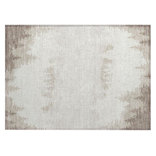 Chantille Machine Washable Indoor/Outdoor Abstract ACN2861 Ivory 2 ft. x 3 ft. Accent Rug