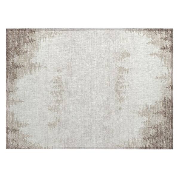 Chantille Machine Washable Indoor/Outdoor Abstract ACN2861 Ivory 3 ft. x 4 ft. Area Rug