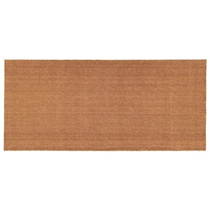 Brown 48 in. x 24 in. Coir Non-Slip Indoor/Outdoor Door Mat