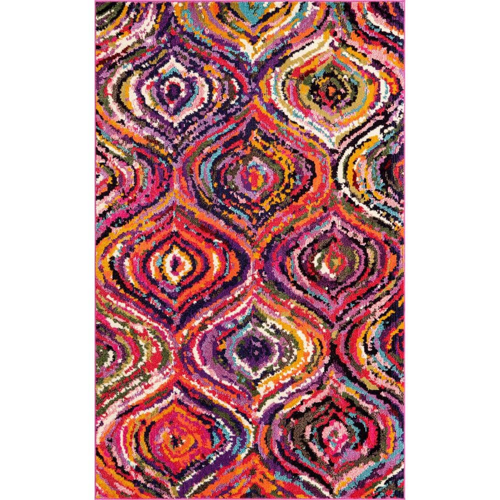 Unique Loom Estrella Magnolia Multi 5' 0 x 8' 0 Area Rug 3119674 The