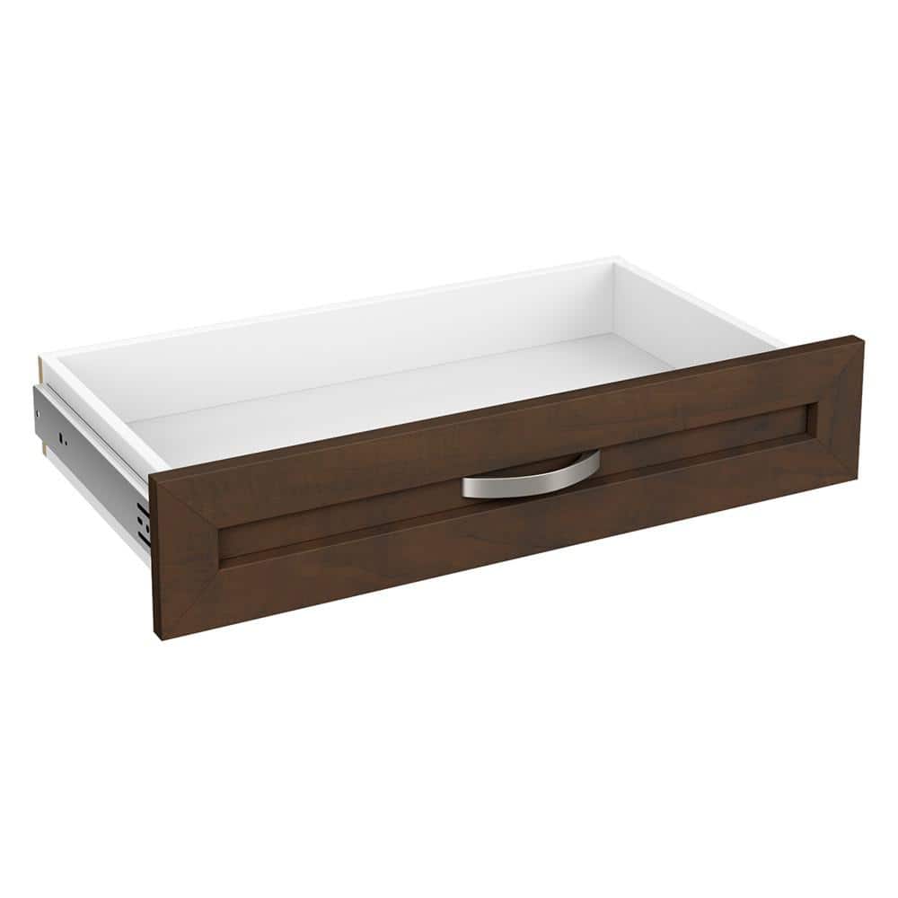Style+ 5 in. x 25 in. Chocolate Shaker Drawer Kit for 25 in. W Style+ Tower