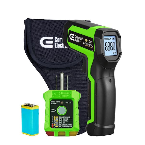 12:1 Infrared Thermometer Home Tester Kit