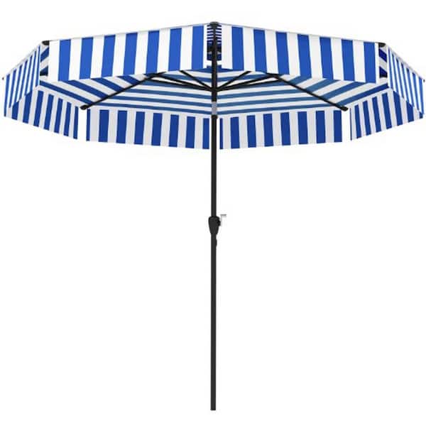 ceramic patio umbrella stand Christopher Knight Home - Enzo Tile Round Umbrella Base with Adjustable Pole Holder