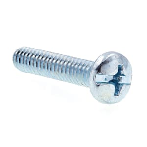 1/4 in-20 x 1-1/4 in. Zinc Plated Steel Phillips/Slotted Combination Drive Pan Head Machine Screws (100-Pack)