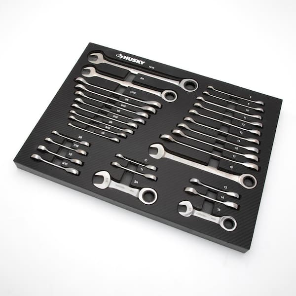 30 piece husky ratcheting wrench deals set