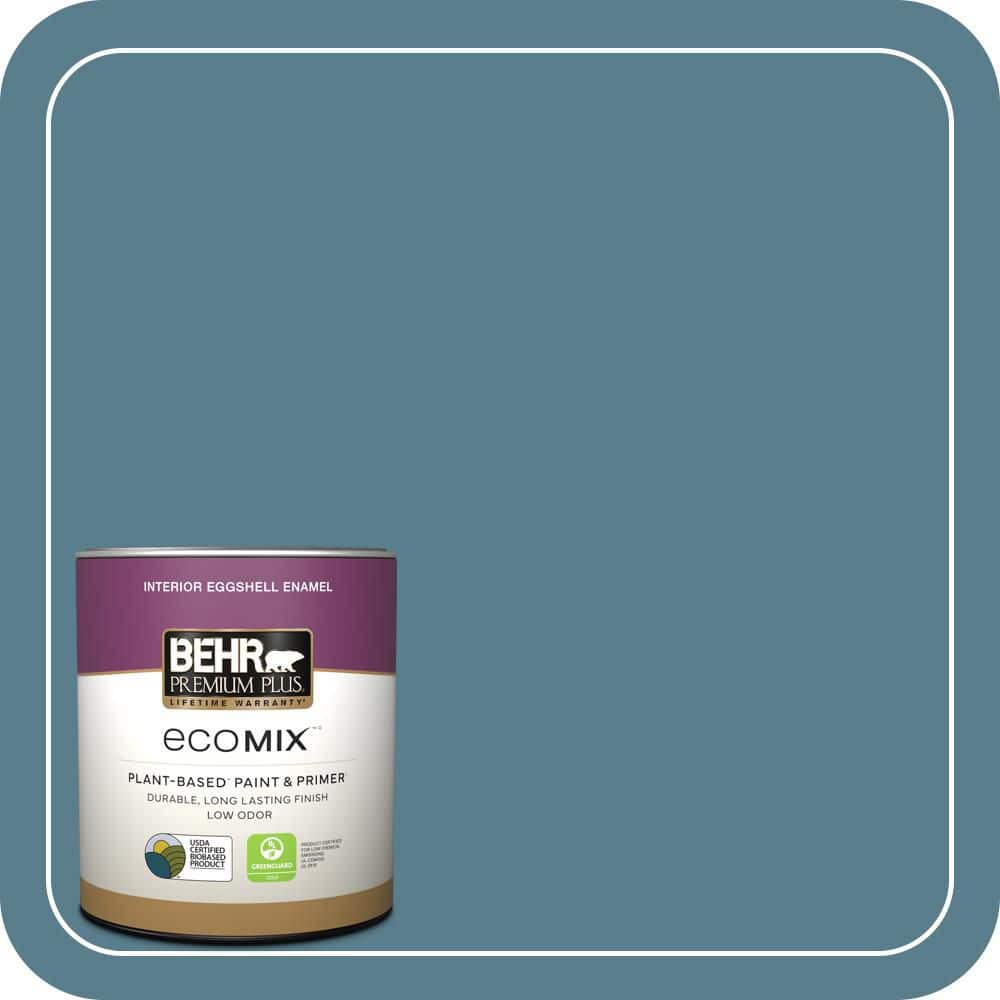 1 qt. #HDC-FL14-11 Cotton Denim Eggshell Enamel EcoMix Plant-Based Interior Paint & Primer price history on PriceWatchPro