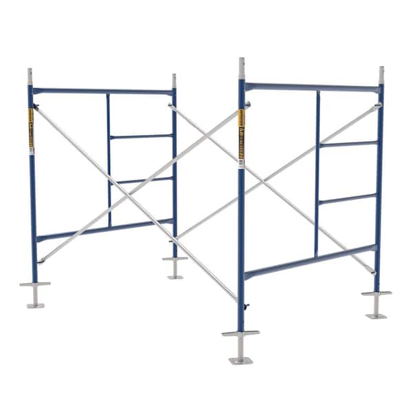 5 ft x 5 ft x 7 ft Saferstack Scaffolding Frame Set with 24 in. Leveling Jacks