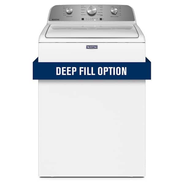 GE 4.5 cu. ft. Water Level Control Top Load Washer in White GTW585BSVWS -  The Home Depot