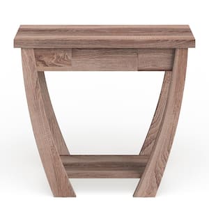 Murana 36 in. Light Oak Rectangle Wood Console Table with 1-Shelf