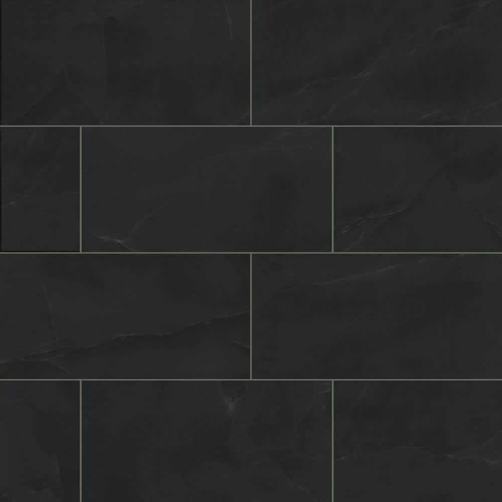 Take Home Tile Sample-Michella Midnight Agate 4 in. x 4 in. Matte Porcelain Floor and Wall Tile price history on PriceWatchPro