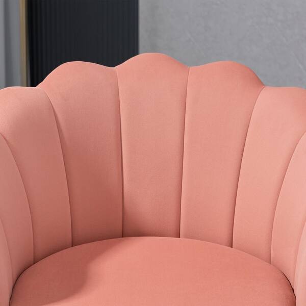 argos blush pink chair