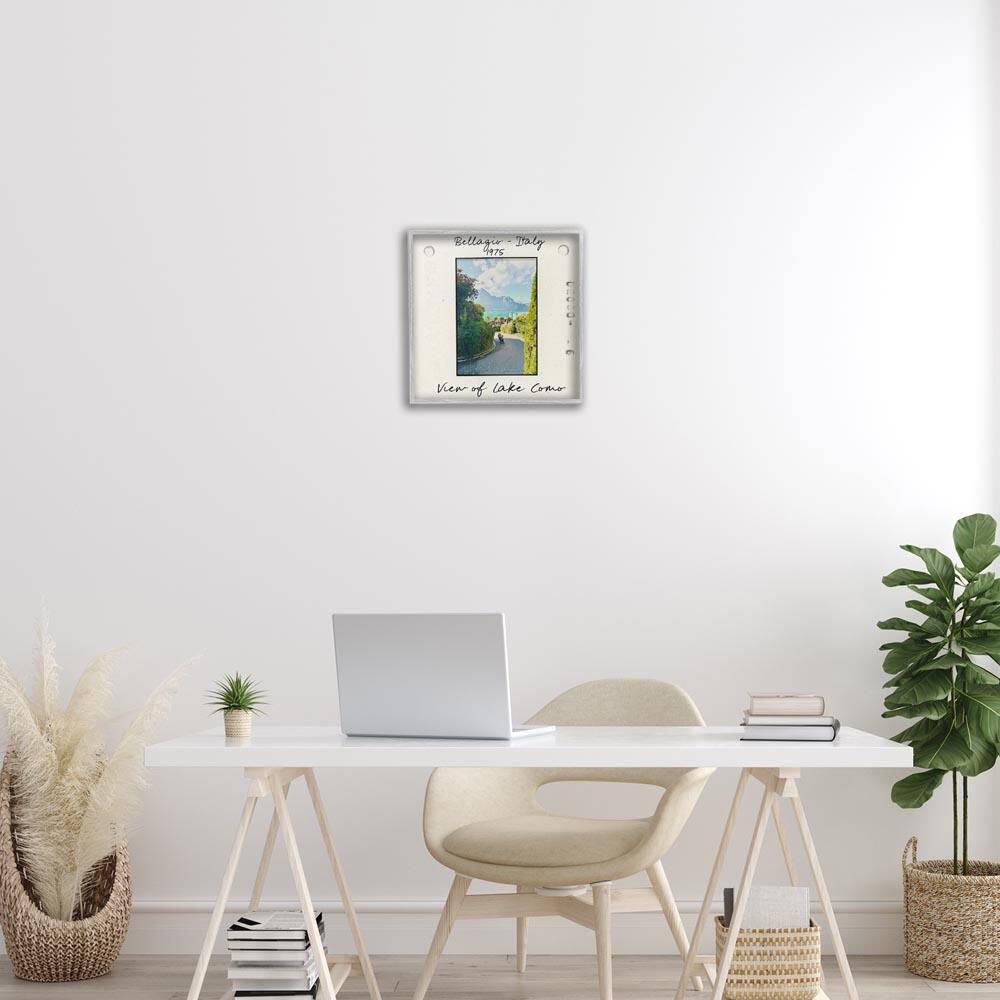 Italy Travel Vintage Photo by Val Rhodes Gray Framed Nature Giclee Art Print 17 in. x 17 in. price history on PriceWatchPro