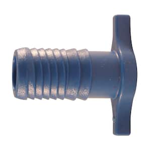 3/4 in. Blue Twister Polypropylene Insert Plug