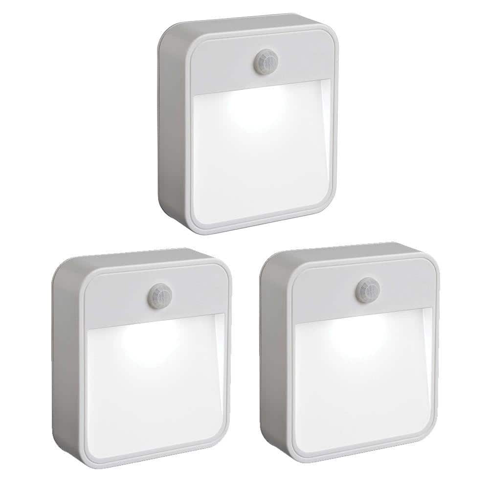 Pack of 3 LED Indoor/Outdoor Motion Sensor Lights 