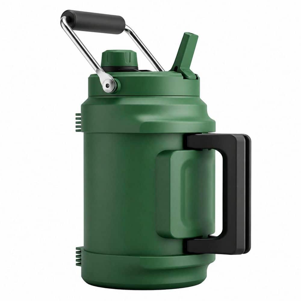 64 oz Fir Green Stainless Steel Triple Wall Insulated Leak Proof Water Bottle with Straw Spout Lid for Camping price history on PriceWatchPro
