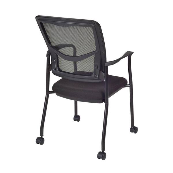 Regency Frock Black Side Chair With Casters Hd5175cbk Regency Frock Black Side Chair With, Office Side Chairs With Casters