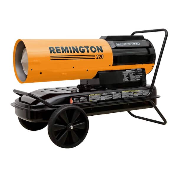 Remington SilentDrive 220 000 BTU Forced Air Kerosene Space Heater with Digital Controls REM 220T SDR O The Home Depot