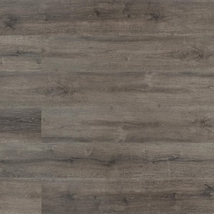 A&A Surfaces Woodland Rustic Pecan 12 Mil x 7 in. W x 48 in. L Click Lock Waterproof Lux Vinyl Plank Flooring (23.8 Sq. ft. / case), Light
