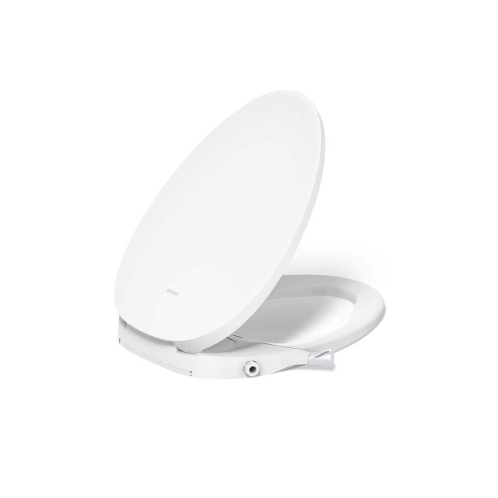 PureWash M300 White Elongated Manual Bidet Toilet Seat