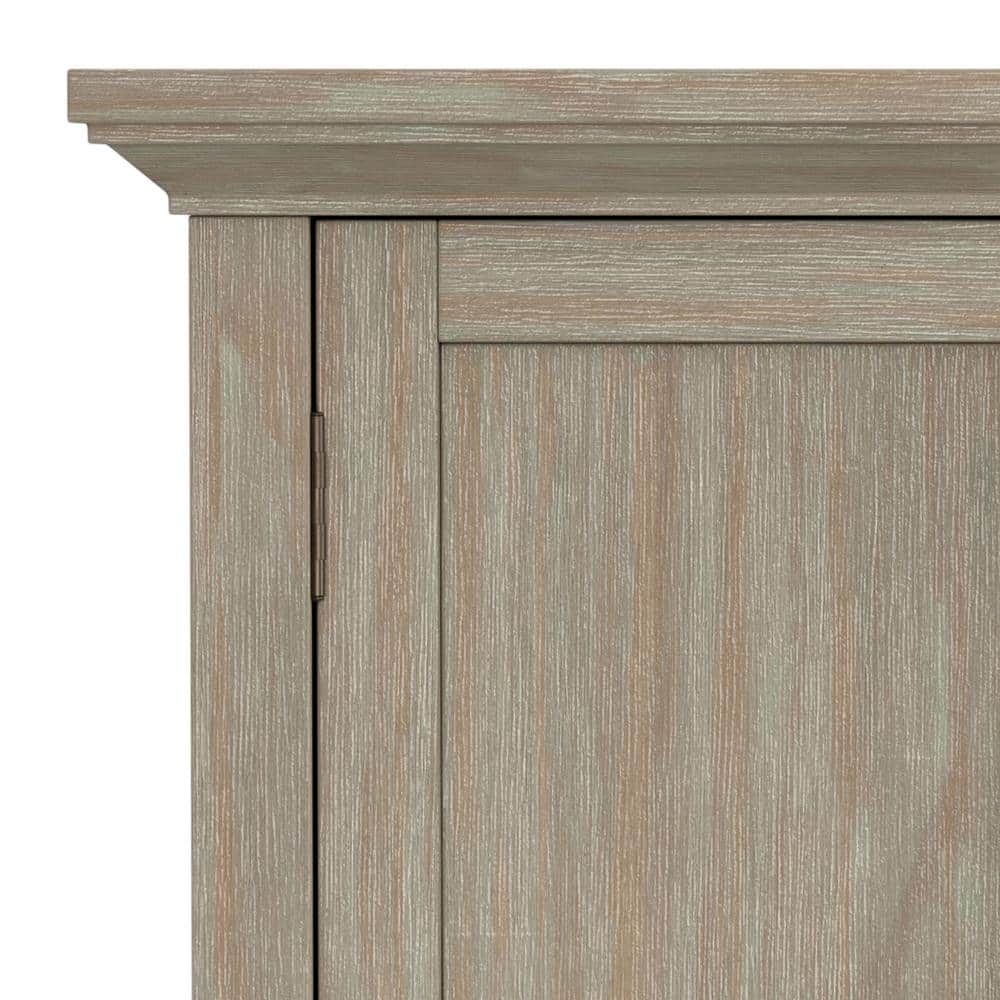 Simpli Home Redmond SOLID WOOD Low Storage Cabinet