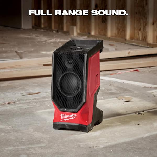 M18 18V Lithium-Ion Cordless Wireless Bluetooth Jobsite Speaker with 3.0 Ah Battery and Charger Starter Kit