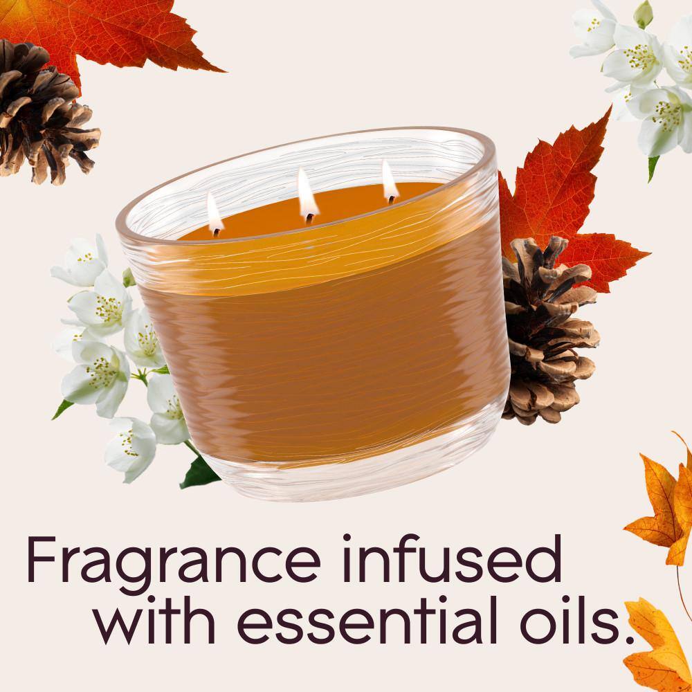 Comforting Cashmere Woods Brown Scented Jar Candle 6.8 oz