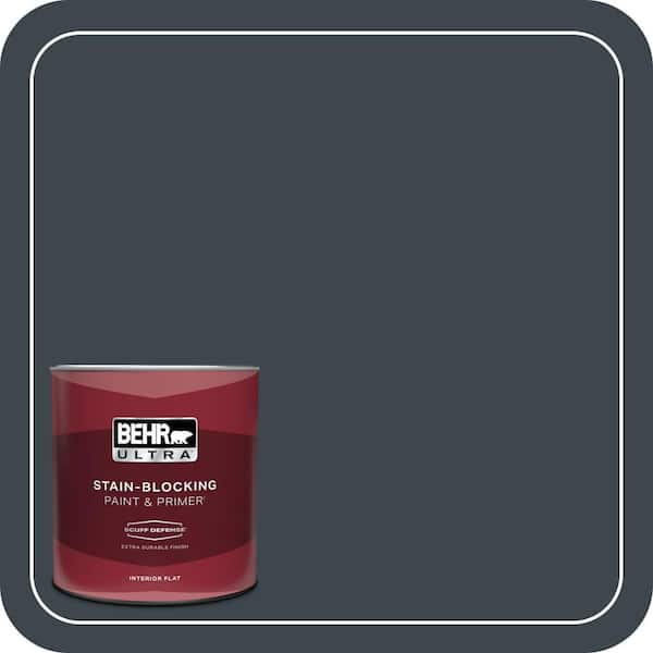 BEHR ULTRA 1 qt. #PPU25-23 Winter Way Extra Durable Flat Interior Paint & Primer