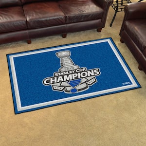 St. Louis Blues 2019 Stanley Cup Champions 5ft. x 8 ft. Plush Area Rug