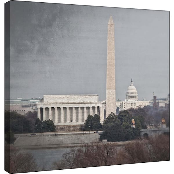 PTM Images 15 in. x 15 in. ''Washington DC Monuments'' Printed Canvas Wall Art