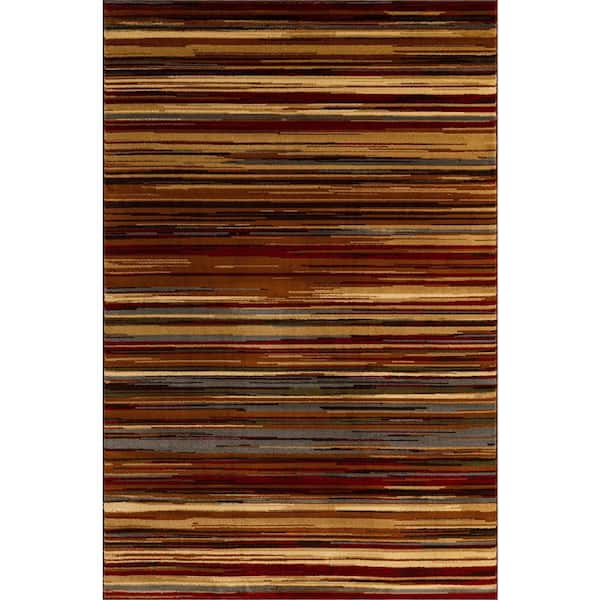 Unique Loom Barista Icatu Multi 5' 0 x 8' 0 Area Rug