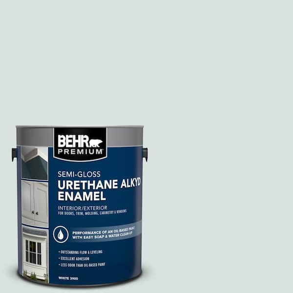 BEHR PREMIUM 1 gal. #N440-1 Streetwise Urethane Alkyd Semi-Gloss Enamel Interior/Exterior Paint