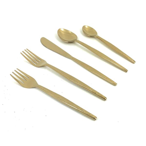 Vibhsa 20-Piece Gold Plated Flatware Set (Service for 4)