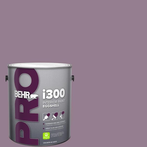 BEHR PRO 1 gal. #680F-5 Plum Swirl Eggshell Interior Paint