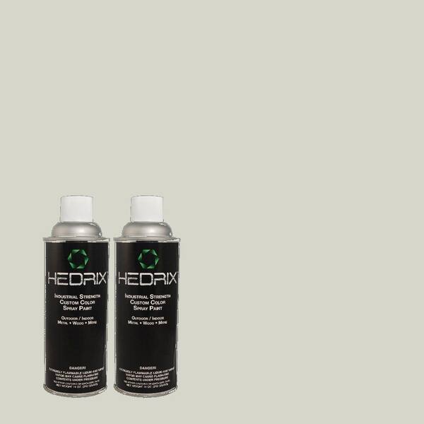 Hedrix 11 oz. Match of PPU12-11 Salt Glaze Gloss Custom Spray Paint (2-Pack)