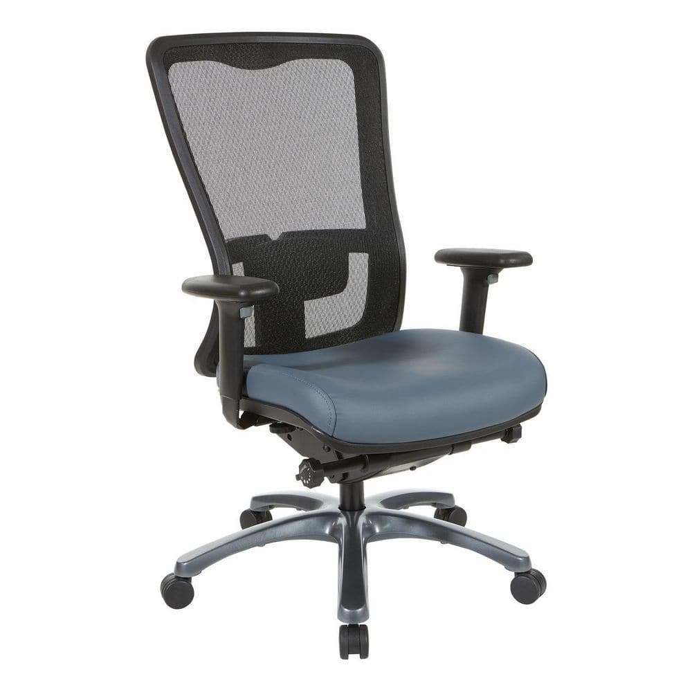 Fabric Seat Adjustable Height Executive Chair in Dillon Blue with Adjustable Arms price history on PriceWatchPro