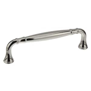 Candiac Collection 5 1/16 in. (128 mm) Polished Nickel Traditional Curved Cabinet Bar Pull